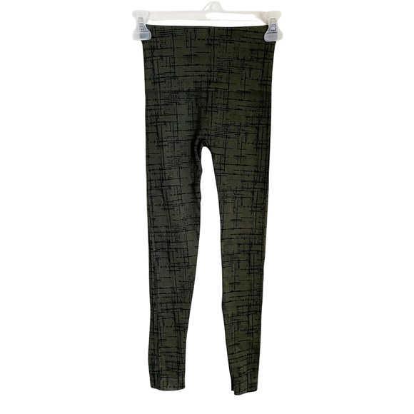 SPANX Look at Me Now Seamless Leggings Olive Crosshatch XS - Picture 3 of 4